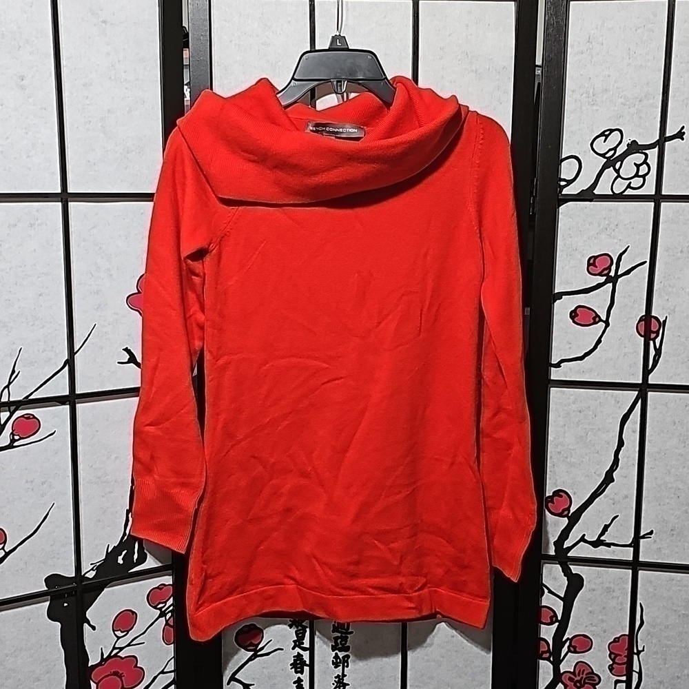 French Connection Red Turtleneck‎ Sweater Size XS